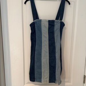 Show Me Your MuMu Blue Denim Dress